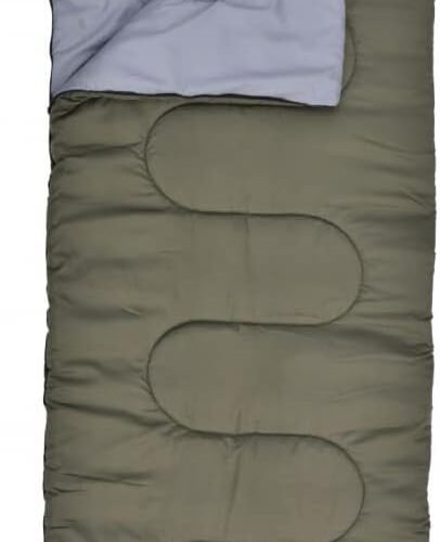 Envelope Sleeping Bag, Double-Sided Zipper, Suitable Temperature Estimate: Approx. 22.0 °F (10 °C)