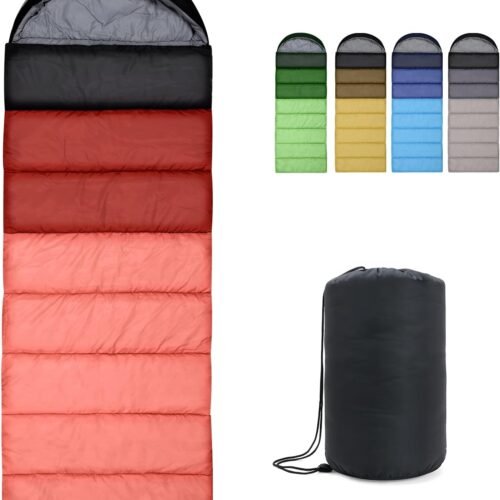 Lightweight Backpacking Sleeping Bag, Waterproof Cold Weather Sleeping Bags, Portable Compact Sleeping Bag for Adults Winter Camping Hiking Hunting
