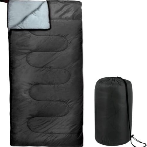 Envelope Sleeping Bags 4 Seasons Warm or Cold Lightweight Indoor Outdoor Sleeping Bags for Adults, Backpacking, Camping